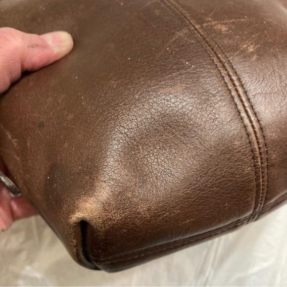 Coach brown leather mini bucket crossbody bag - Picture 13 of 13